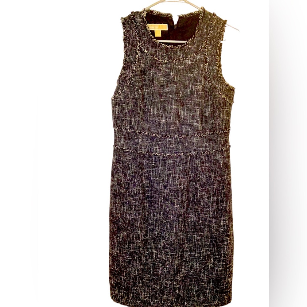 Vintage Stunning Michael Kors size 6 Sleeveless tweed dress